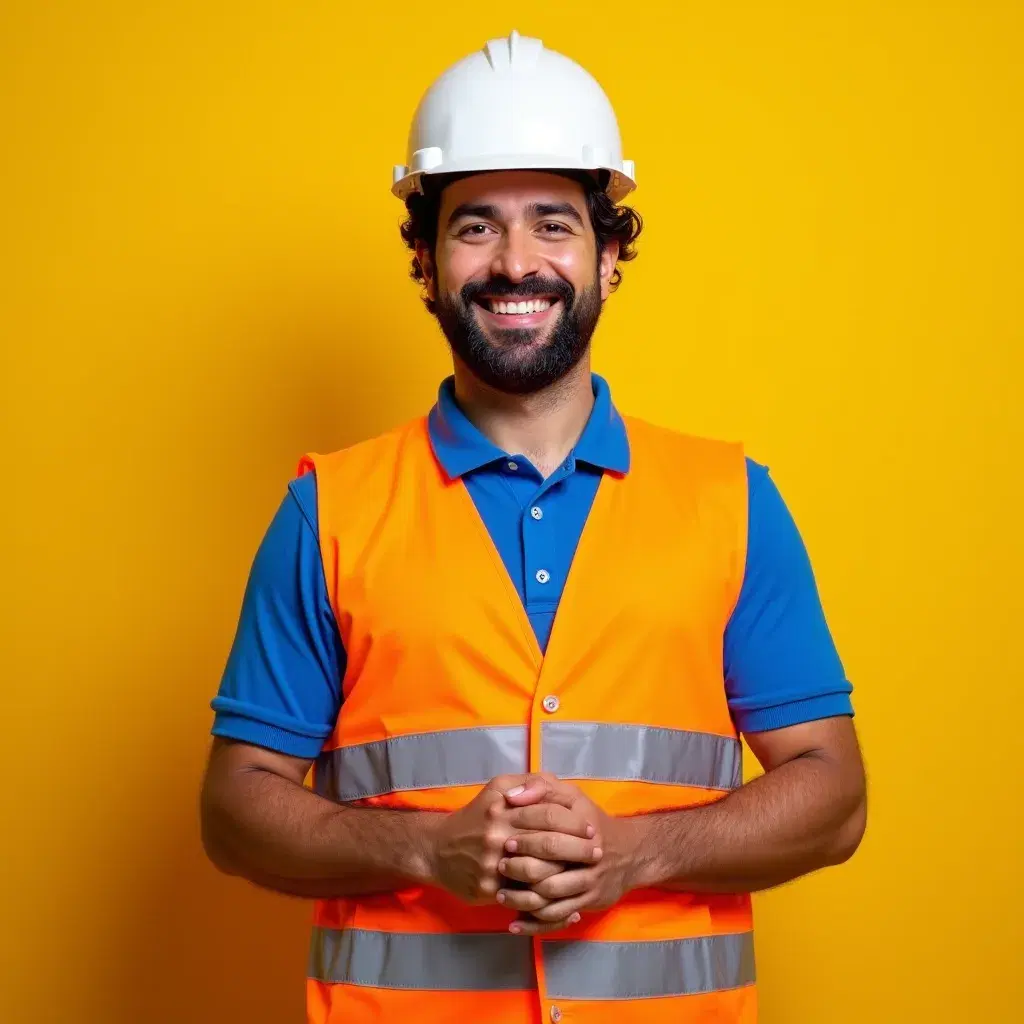 pleased-young-builder-man-uniform-with-safety-helmet-holding-hands